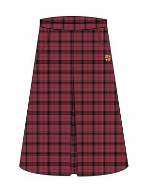Tartan (Maroon) Skirt -- [GRADE 6 - GRADE 12]