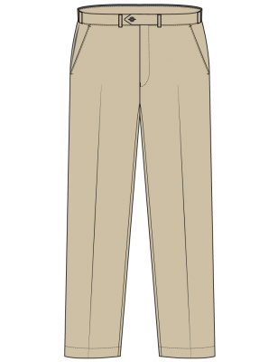 Girls Khaki Trouser<br/>[GRADE 1 - GRADE 10]