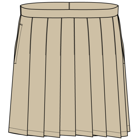 Khaki Skort -- [KG1 - KG2]