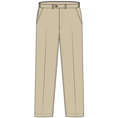 Boys Khaki Trouser -- [GRADE 1 - GRADE 10]