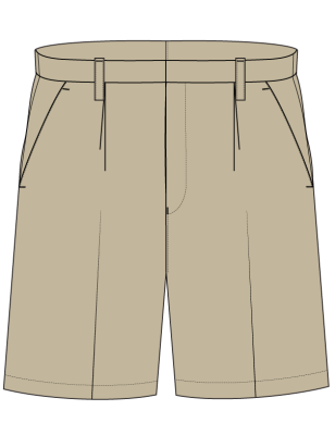 Khaki Bermuda<br/>[KG - GRADE 5]