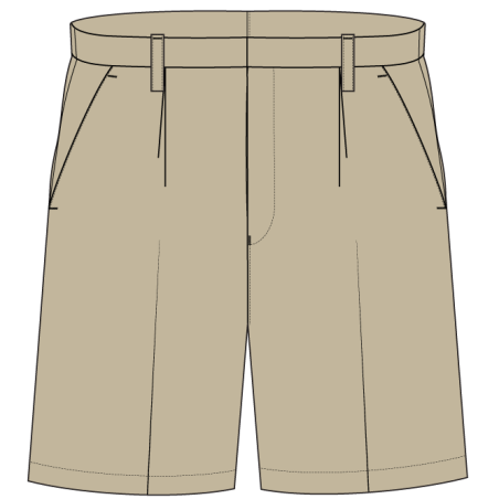 Khaki Bermuda -- [KG - GRADE 5]