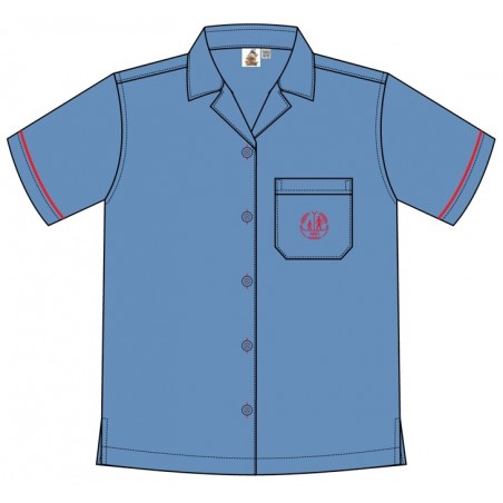 Corn Flower Blue Blouse -- [YEAR 7 - YEAR 13]