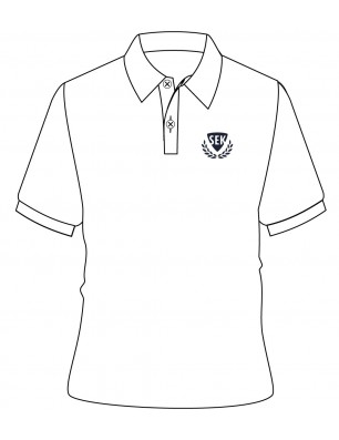 White Polo T-Shirt -- [KG - GRADE 5]