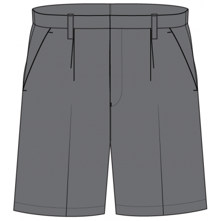 Grey Bermuda Shorts -- [KG1 - GRADE 5]