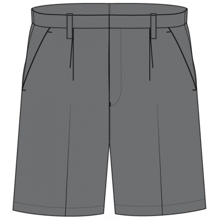 Grey Bermuda -- [KG - GRADE 5]