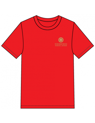 هاوس تي شيرت - أحمر<br/>[مرحلة ما قبل المدرسة - السنة 7]