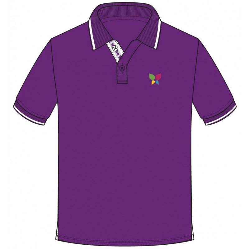 Purple S/L Polo T.Shirt -- [GRADE 1 - GRADE 2G/6B]
