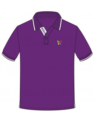 Purple S/S Polo T.Shirt -- [GRADE 1 - GRADE 2G/6B]