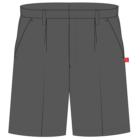 Grey Bermuda Short -- [Pre K - GRADE 5]