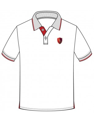SL White Polo T.Shirt -- [KINDERGARDEN - GRADE 5]
