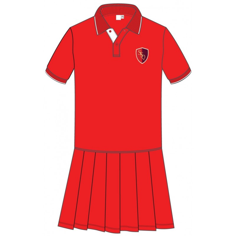 Red Polo Dress -- [PRE-SCHOOL 1 - GRADE 2]