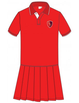 Red Polo Dress -- [PRE-SCHOOL 1 - GRADE 2]