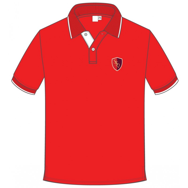 SL Red Polo T.Shirt -- [PRE-SCHOOL 1 - PRE-SCHOOL 2]