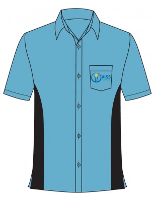 Oxford Shirt With Panel -- [GRADE 6 - GRADE 12]