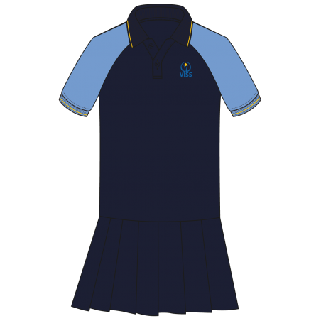 Navy Blue Polo Dress -- [Pre-K - KG1]