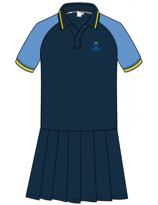 Navy Blue Polo Dress<br/>[Pre-K - KG1]