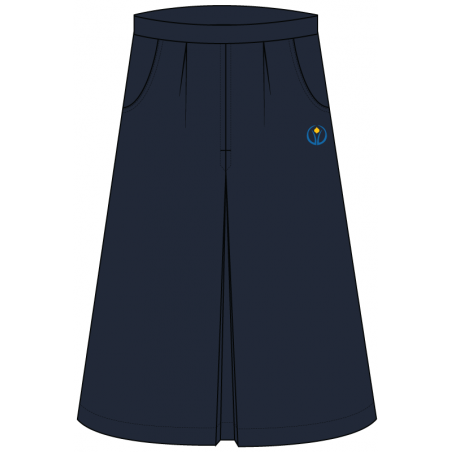 Navy Blue Pleated Skirt -- [GRADE 4 - GRADE 12]