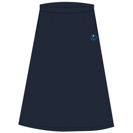 Navy Blue A Line Long Skirt -- [GRADE 4 - GRADE 12]