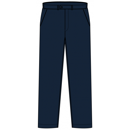 Boys Navy Blue Trouser -- [GRADE 5 & UP]