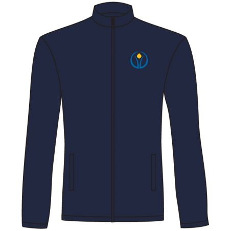 Navy Blue Fleece Jacket -- [Pre-K - GRADE 7]
