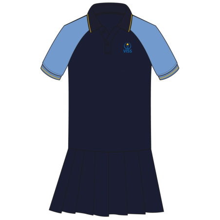 Navy Blue Polo Dress -- [Pre-K - KG1]