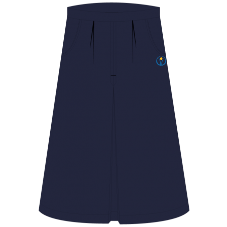 Navy Blue Pleated Skirt -- [GRADE 4 - GRADE 7]