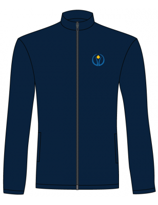 Navy Blue Fleece Jacket<br/>[Pre-K - GRADE 7]