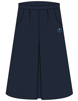 Navy Blue Pleated Skirt<br/>[GRADE 4 - GRADE 7]